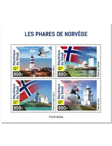 n° 3882/3885  - Timbre TCHAD Poste