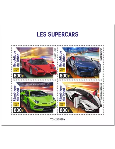 n° 3894/3897  - Timbre TCHAD Poste