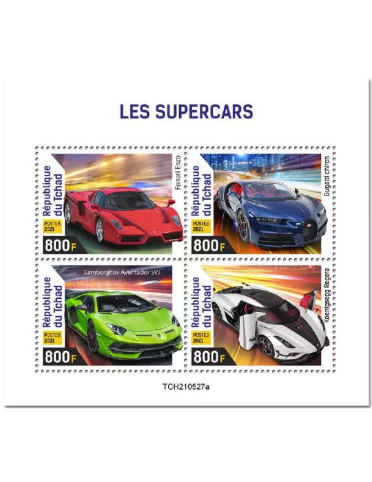 n° 3894/3897  - Timbre TCHAD Poste