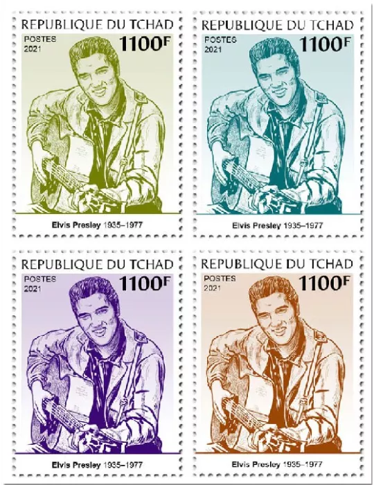 n° 3910/3913  - Timbre TCHAD Poste