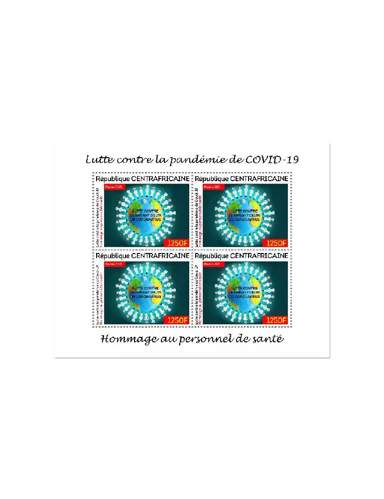 n° 8426  - Timbre CENTRAFRIQUE Poste