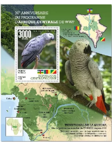 n° 1690  - Timbre CENTRAFRIQUE Blocs et feuillets