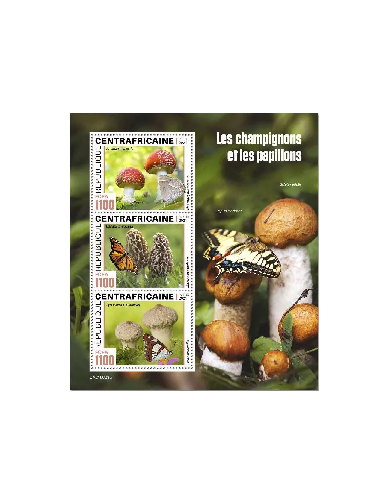 n° 8312/8314  - Timbre CENTRAFRIQUE Poste