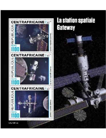 n° 8348/8350  - Timbre CENTRAFRIQUE Poste