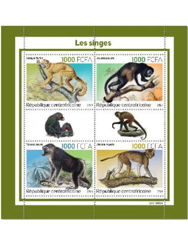 n° 8691/8694  - Timbre CENTRAFRIQUE Poste