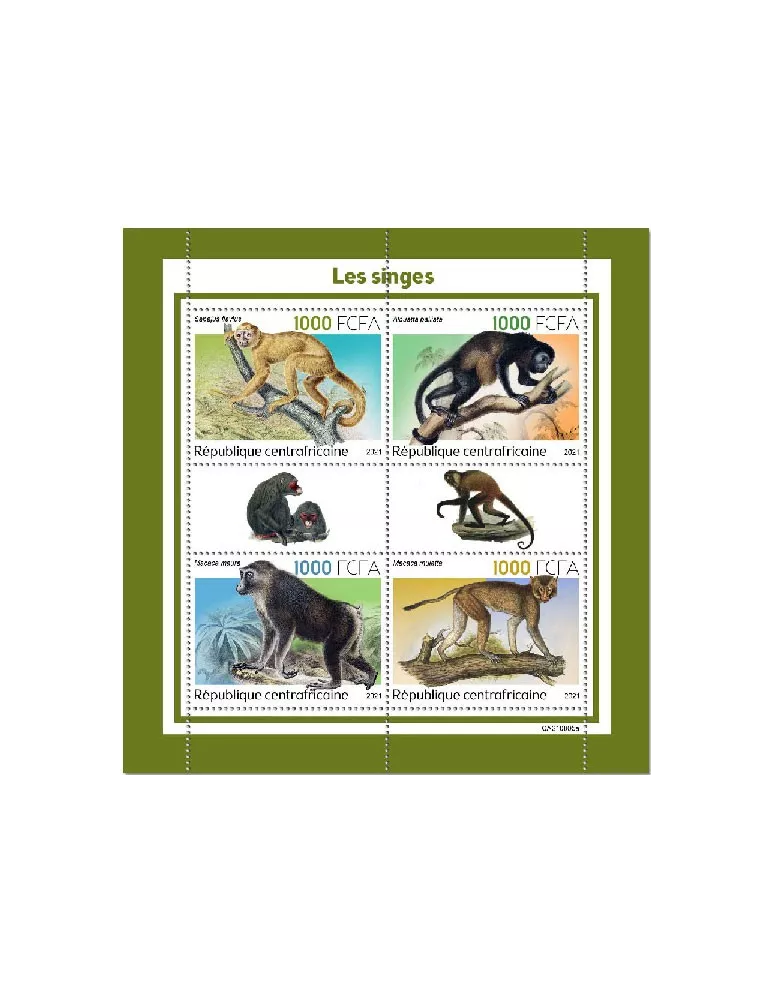 n° 8691/8694  - Timbre CENTRAFRIQUE Poste
