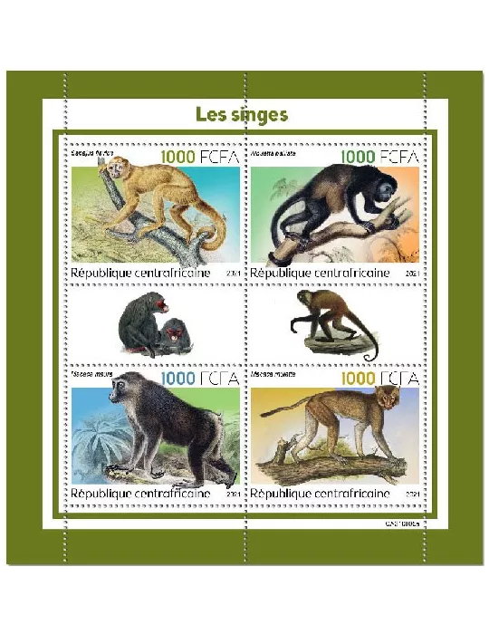 n° 8691/8694  - Timbre CENTRAFRIQUE Poste
