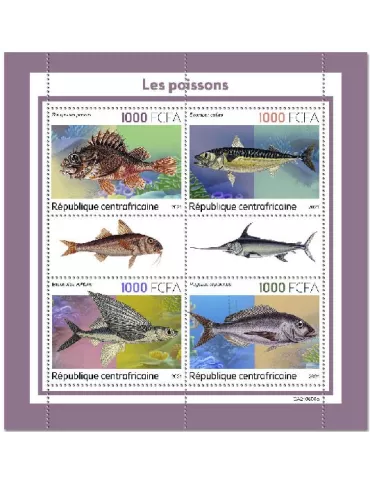 n° 8695/8698  - Timbre CENTRAFRIQUE Poste