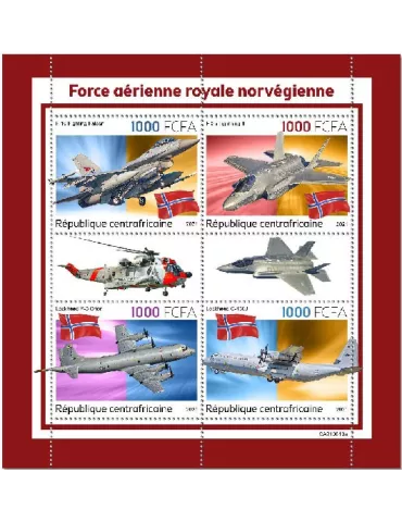 n° 8735/8738  - Timbre CENTRAFRIQUE Poste