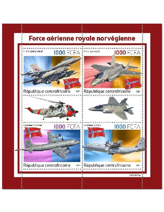 n° 8735/8738  - Timbre CENTRAFRIQUE Poste