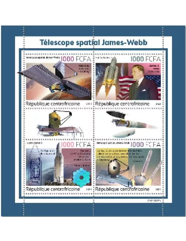 n° 8763/8766  - Timbre CENTRAFRIQUE Poste