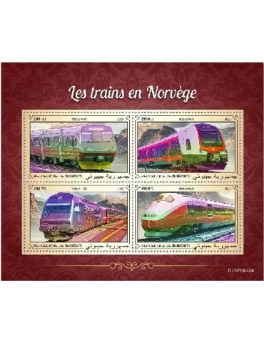 n° 3368AC/3368AF  - Timbre DJIBOUTI Poste