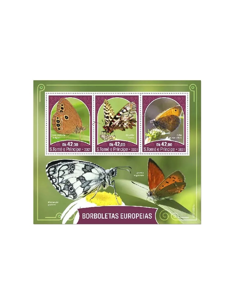 n° 8214/8216  - Timbre SAINT-THOMAS ET PRINCE Poste