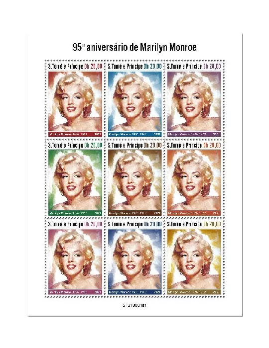 n° 8289/8297  - Timbre SAINT-THOMAS ET PRINCE Poste