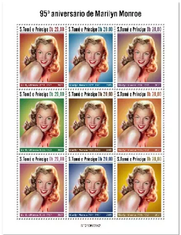 n° 8298/8306  - Timbre SAINT-THOMAS ET PRINCE Poste