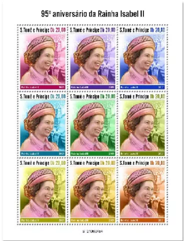 n° 8424/8432  - Timbre SAINT-THOMAS ET PRINCE Poste