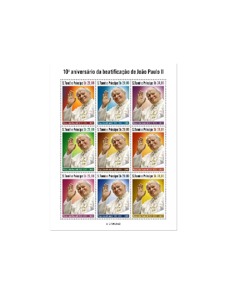 n° 8451/8459  - Timbre SAINT-THOMAS ET PRINCE Poste