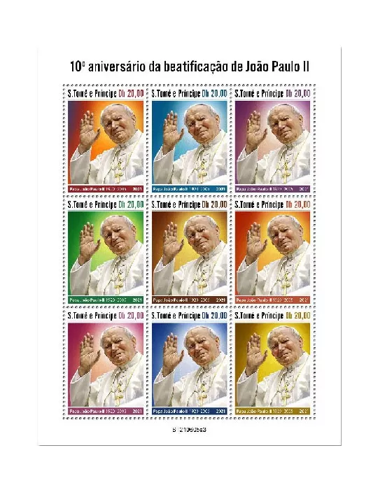 n° 8451/8459  - Timbre SAINT-THOMAS ET PRINCE Poste