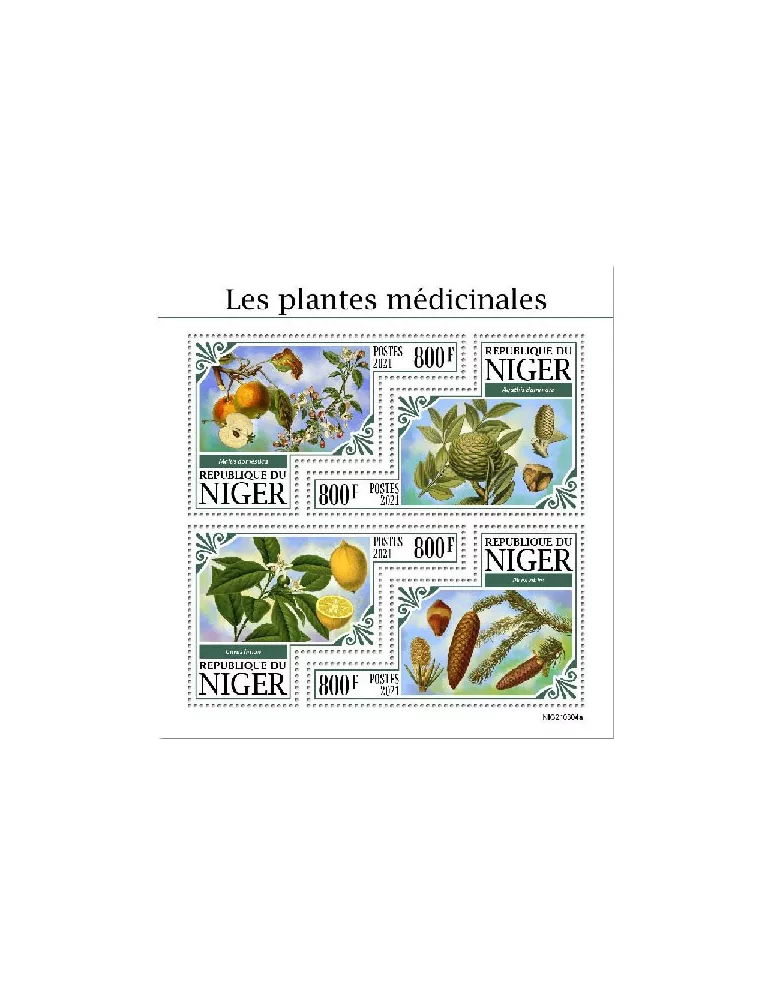 n° 6374/6377  - Timbre NIGER Poste