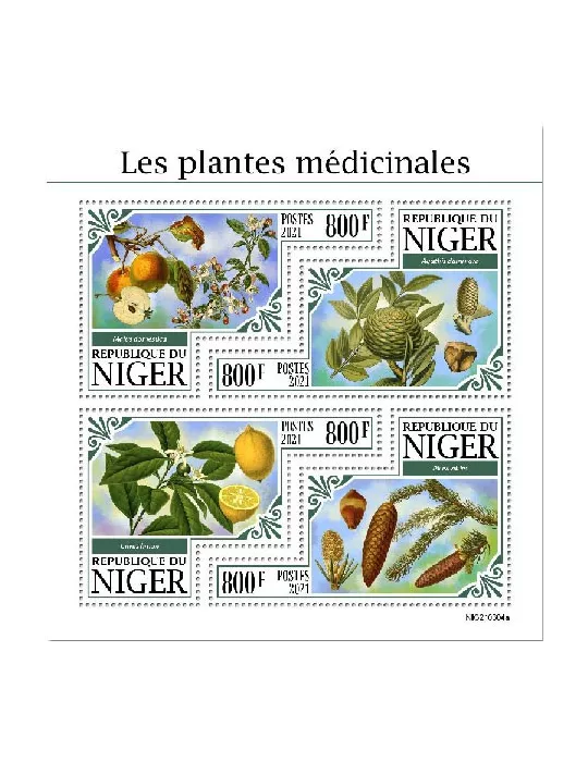 n° 6374/6377  - Timbre NIGER Poste