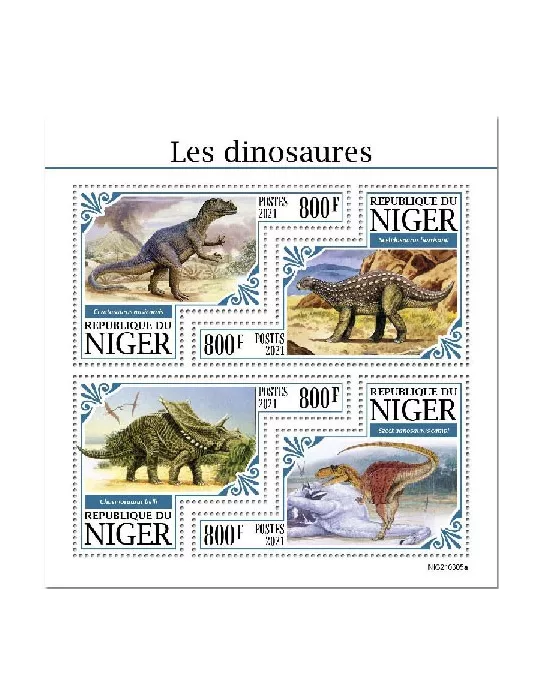 n° 6378/6381  - Timbre NIGER Poste