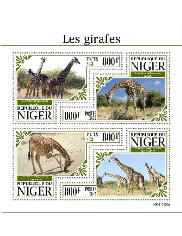 n° 6394/6397  - Timbre NIGER Poste
