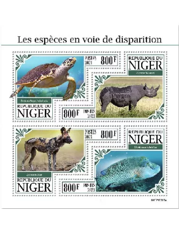 n° 6398/6401  - Timbre NIGER Poste