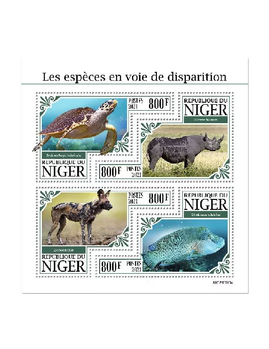 n° 6398/6401  - Timbre NIGER Poste