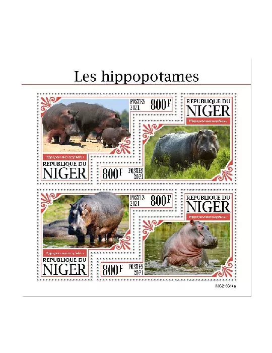 n° 6414/6417  - Timbre NIGER Poste