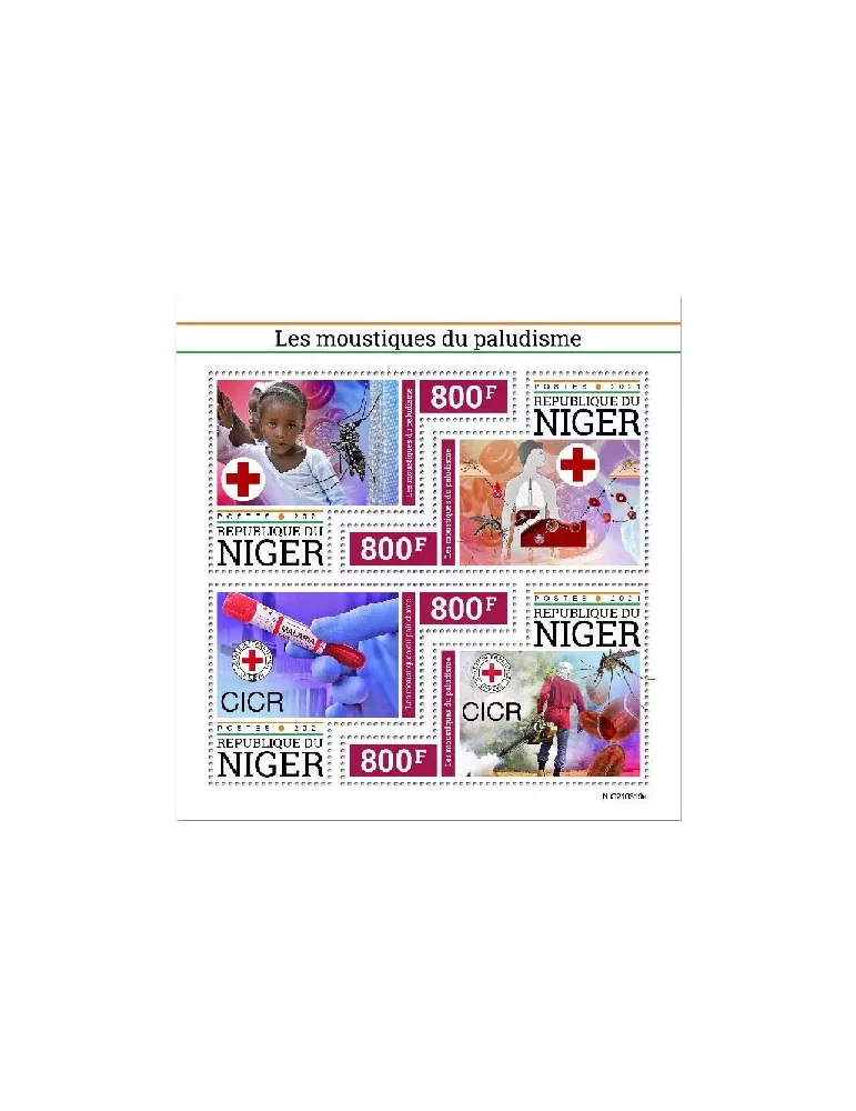 n° 6434/6437  - Timbre NIGER Poste