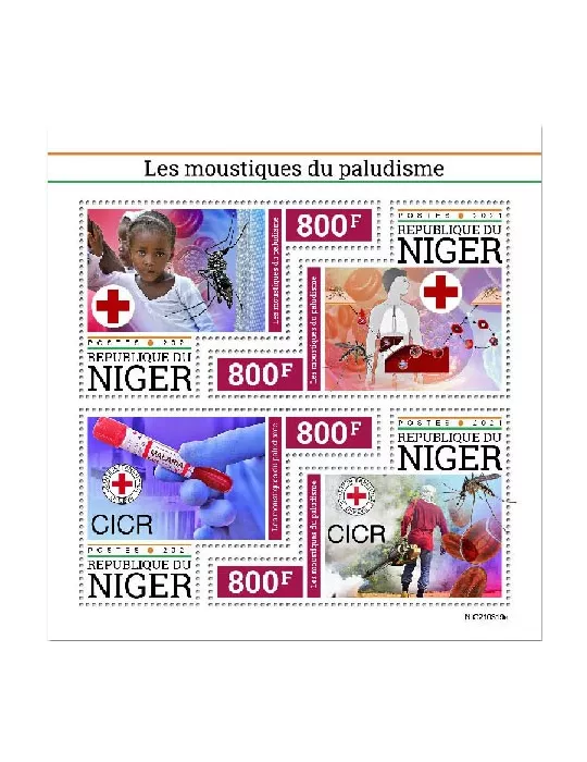 n° 6434/6437  - Timbre NIGER Poste