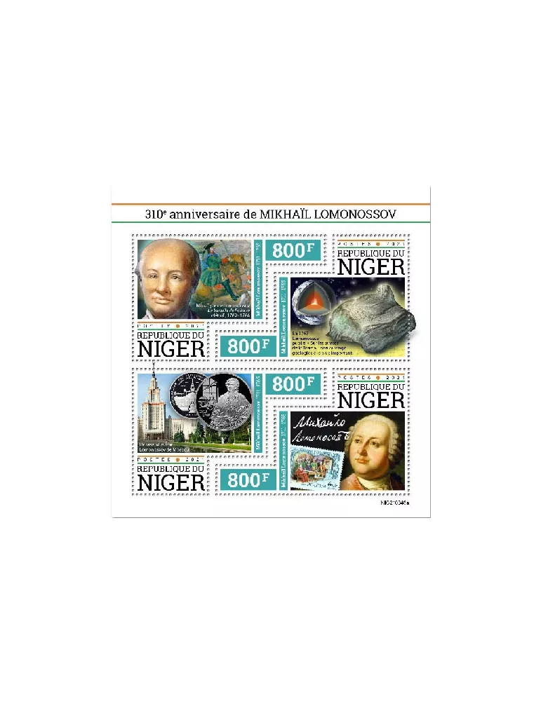 n° 6511/6514  - Timbre NIGER Poste