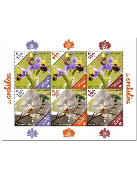 n° 3078/3083  - Timbre TCHAD Poste