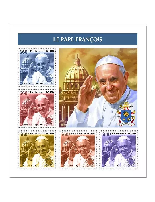 n° 3404/3408  - Timbre TCHAD Poste