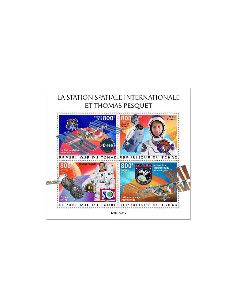 n° 3782/3785  - Timbre TCHAD Poste