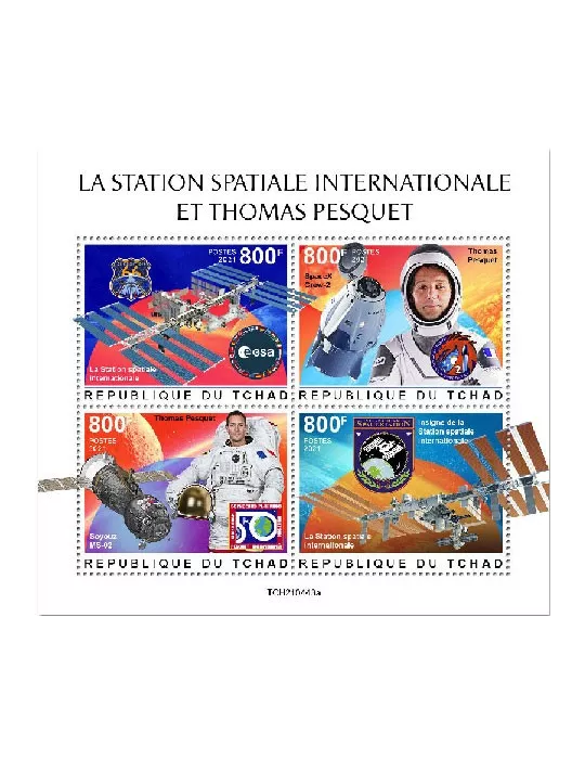 n° 3782/3785  - Timbre TCHAD Poste