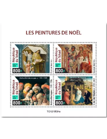 n° 3922/3925  - Timbre TCHAD Poste