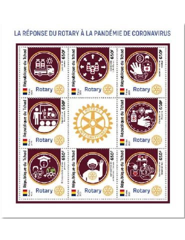 n° 3944/3951  - Timbre TCHAD Poste