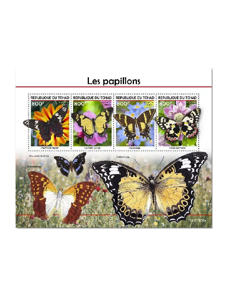 n° 3979/3982  - Timbre TCHAD Poste