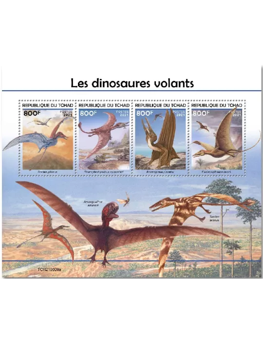 n° 3987/3990  - Timbre TCHAD Poste