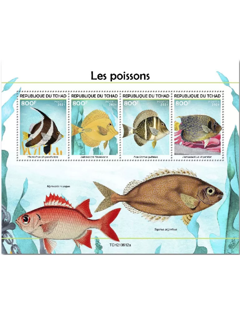 n° 3999/4002  - Timbre TCHAD Poste