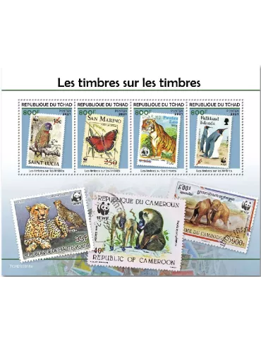 n° 4023/4026  - Timbre TCHAD Poste