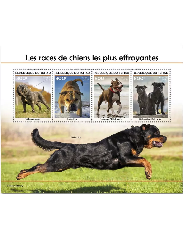 n° 4039/4042  - Timbre TCHAD Poste