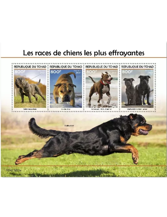 n° 4039/4042  - Timbre TCHAD Poste