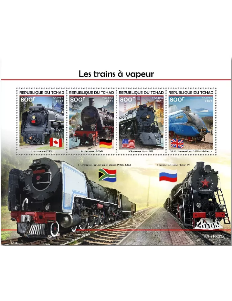 n° 4043/4046  - Timbre TCHAD Poste
