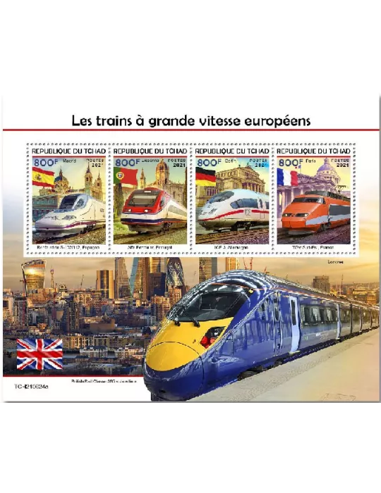 n° 4047/4050  - Timbre TCHAD Poste