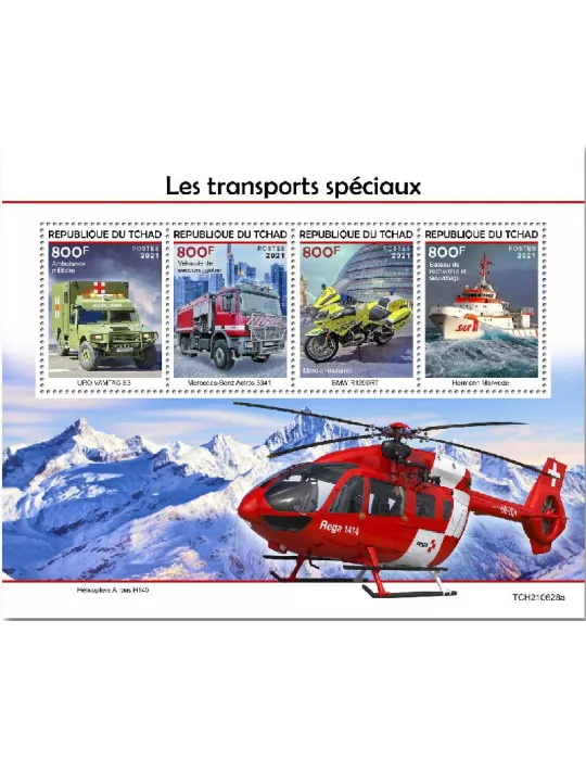 n° 4063/4066  - Timbre TCHAD Poste