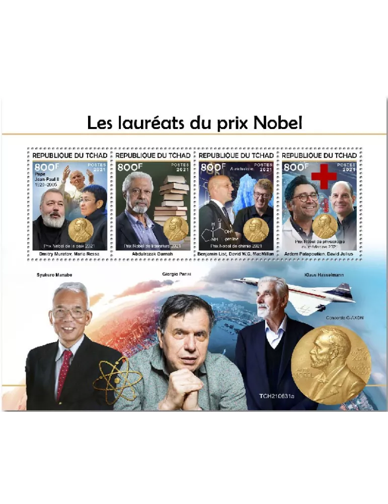 n° 4075/4078  - Timbre TCHAD Poste