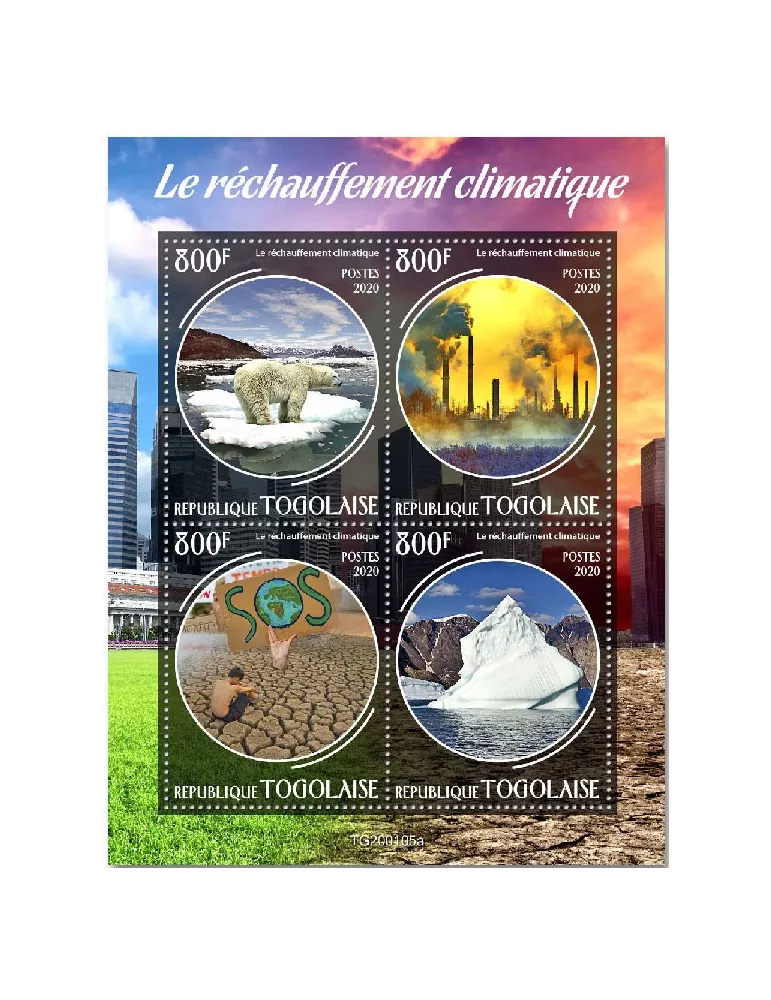 n° 7919/7922  - Timbre TOGO Poste