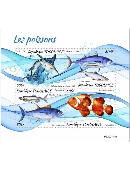 n° 7955/7958  - Timbre TOGO Poste
